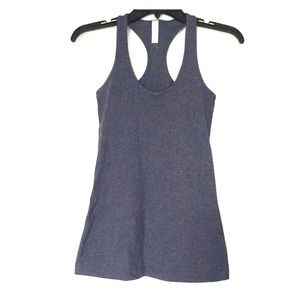 Light navy Lululemon cool racerback tank. Size 4